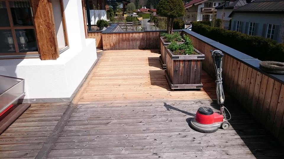 Terrasse Reinigung